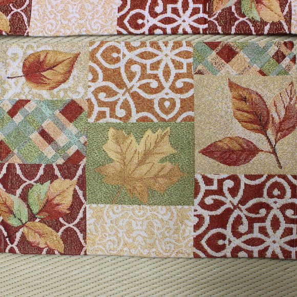 Fall Tapestry Table Runner with 4 Matching Placemats Autumn Fall Tabletop Decor - Picture 2 of 5